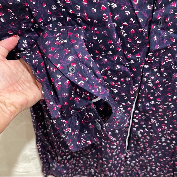 NEW MEN'S PAPER DENIM AND CLOTH LONG SLEEVE FLORAL BUTTON UP SHIRT - Picture 5 of 9